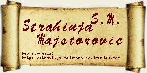 Strahinja Majstorović vizit kartica
